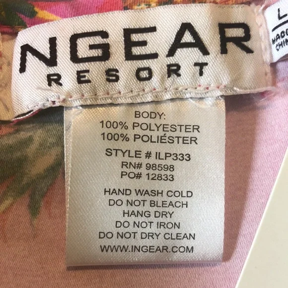 INGEAR RESORT sz XXLarge Pineapple Graphic Tankdress Beach Resort Summer $59 NEW - Picture 9 of 16